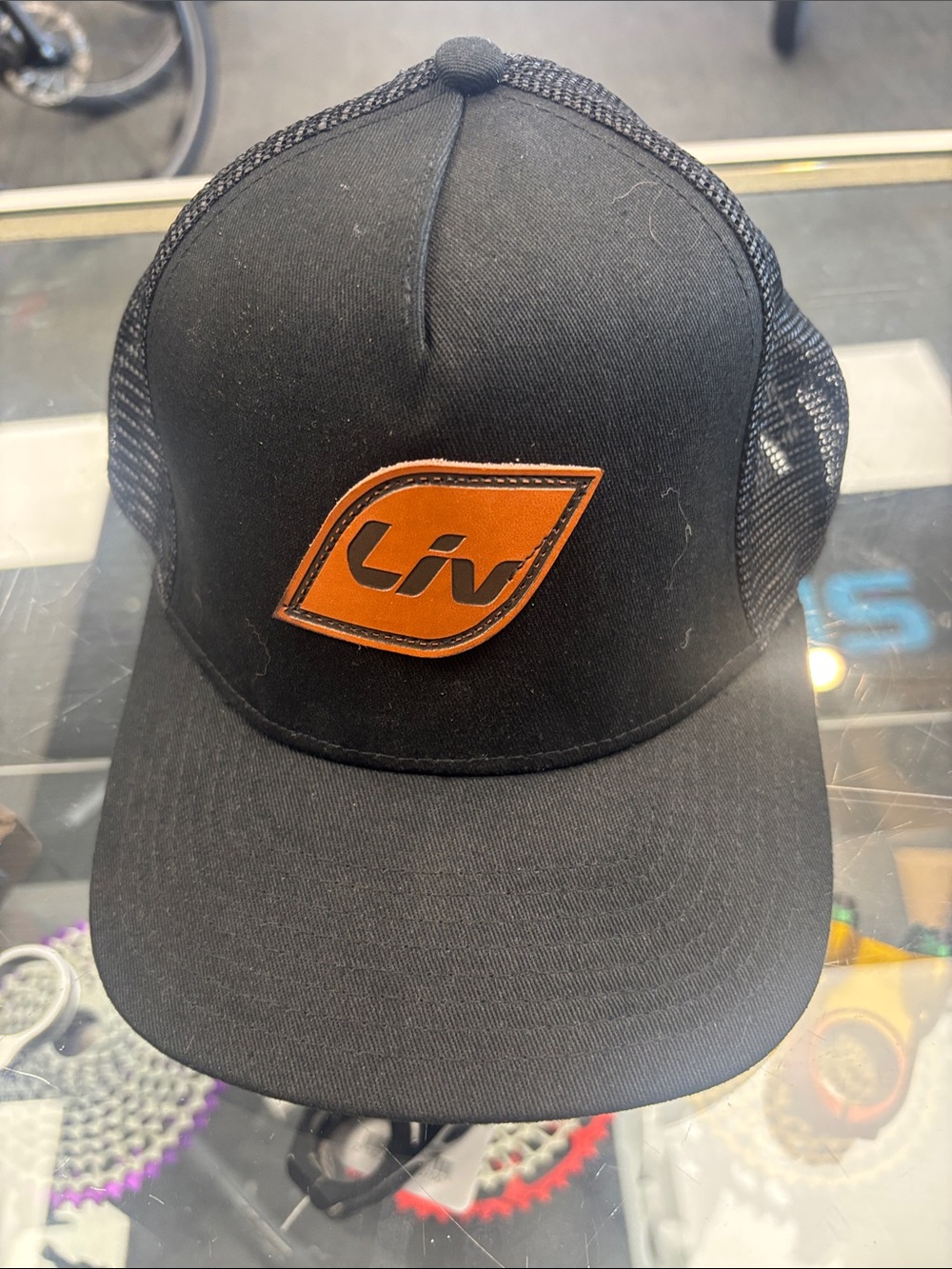 Liv Cycles Black Trucker Cap